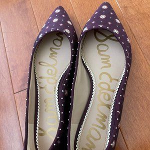 Sam Edelman Maroon Flats Size 9